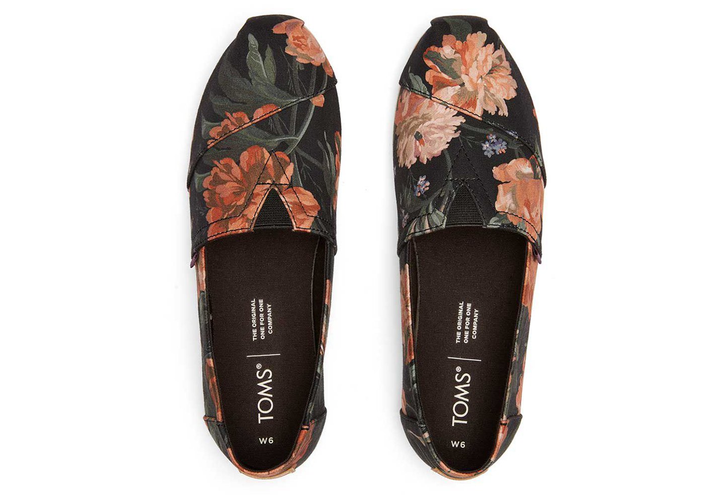 Toms Alpargata Bloom Made With Liberty Fabric Espadrille Black - Womens - 16549-YBPX